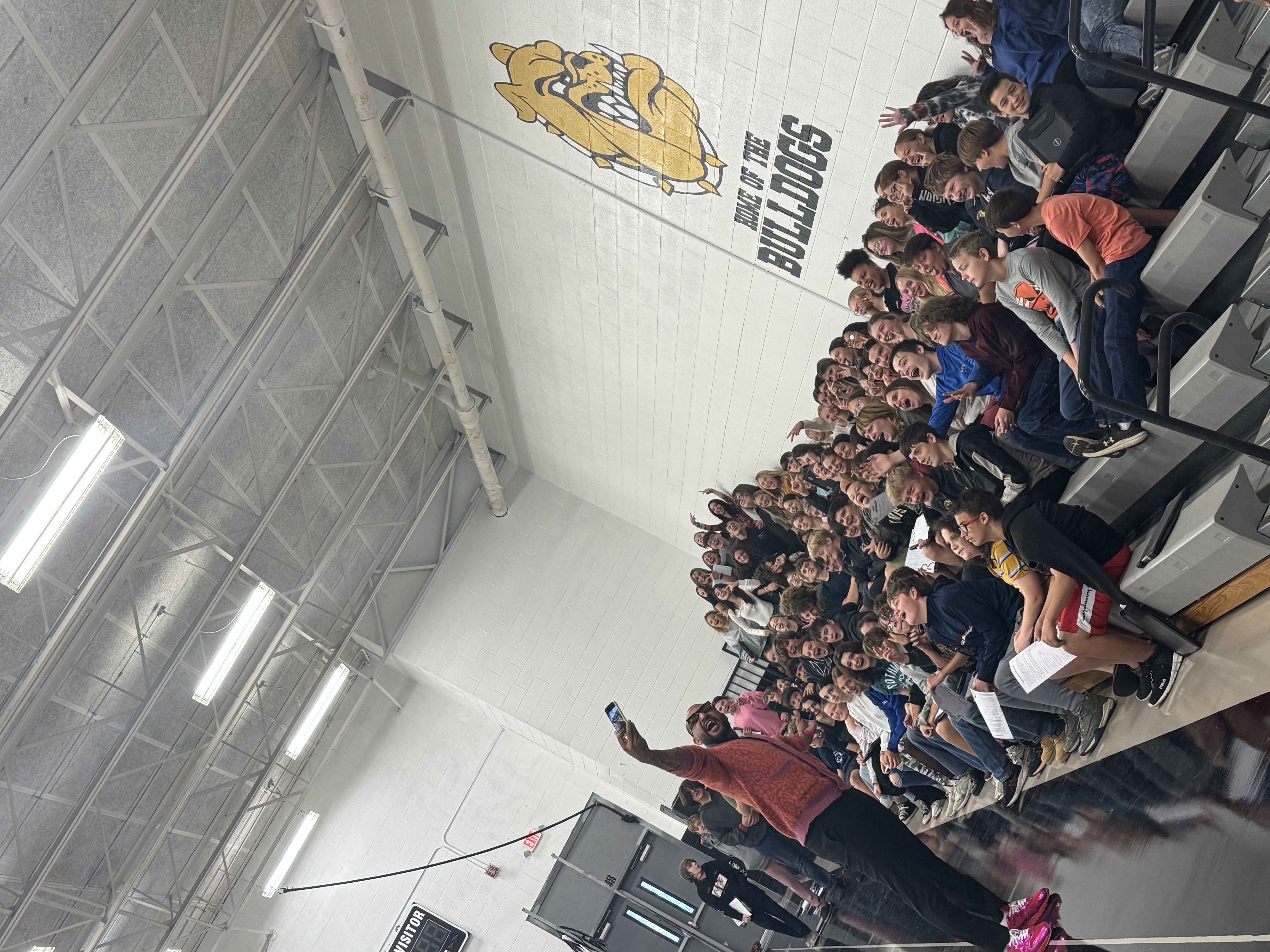 Bulldogs selfie moment